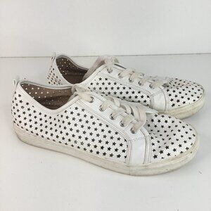TORRID White Sneakers Laser cut STARS
